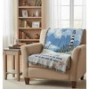 Foot Prints on the Heart 50x60 inch Cotton Tapestry – Inspirational Decorative Throw by Manual Woodworkers and Weavers - 2 of 3