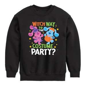 Boys' - Blue's Clues & You! - Witch Way To The Costume Party Graphic Long Sleeve Fleece Sweatshirt - 1 of 4