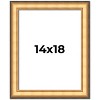 PosterPalooza | Traditional Gold Picture Frame - UV Acrylic, Foam Board Backing, Hanging Hardware - 2 of 4