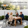 Dolonm 48,000 BTU Outdoor Propane Patio Heater with Wheels and Cover - 2 of 4