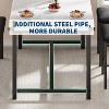 Dining Table Set for 4, Kitchen Table and 2 Upholstered Chairs and 1 Bench, Wooden Dining Room Set - 2 of 4
