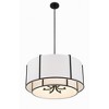 Crystorama Lighting Carlyn 6 - Light Chandelier in  Black - 2 of 3