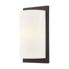 Livex Lighting Meridian 1 - Light Wall Light in  Bronze - 3 of 4