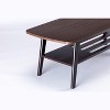 NicBex 47 Inch Rectangle Coffee Table with 2-Tier Storage,Farmhouse Center Table for Living Room,Bedroom - 4 of 4