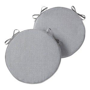 Kensington Garden 2pc 18" Round Outdoor Chair Pad - 1 of 4