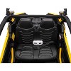 Jojoka 2 Seater 24V Ride on UTV Car 4WD 300W Motors Electric Vehicle w/Remote Control, 4 Shock Absorbers, Leather Seats, Music - 4 of 4