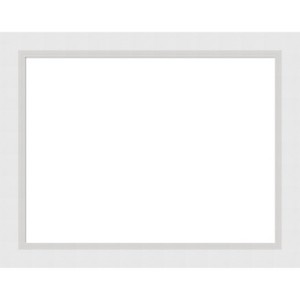 Amanti Art Blanco White Framed Dry Erase Magnetic Board - 1 of 4