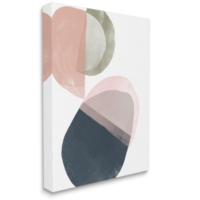 Stupell Industries Asymmetrical Capsule Abstraction Blue Green Pink