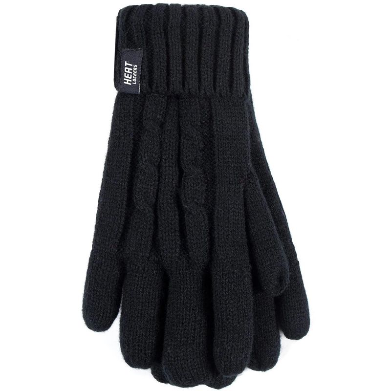 Women's Cable Knit Gloves, 1 of 3