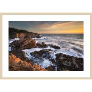Amanti Art Shore Acres by Alan Majchrowicz Wood Framed Wall Art Print - 1 of 4