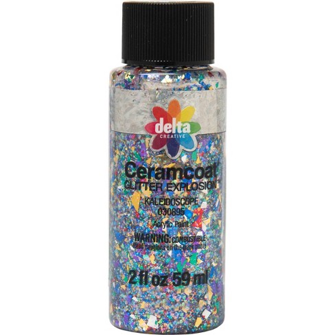 Glitter Acrylic Paints 12ml 12 Pack