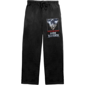 Dungeons and Dragons Poster and Logo Men's Drawstring Sleep Pajama Pants - 1 of 2