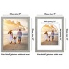 Americanflat Picture Frame with Oval Mat Insert and Shatter-Resistant Glass - Signature Collection - Photo Frame for Wall Display - 2 of 4