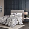 Gracie Mills Muriel Damask Delight 6-Piece Duvet Cover Set - 2 of 4