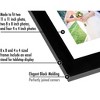 Americanflat Square Picture Frame Set in Black with Shatter Resistant Glass and Easel Stand - Various Dimensions - Pack of 8 - 3 of 4