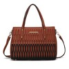 MKF Collection Quinn Triple Compartment Color Block Tote Bag by Mia K - 2 of 4