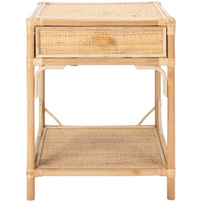 Roya 1 Drawer 1 Shelf Nightstand  - Safavieh