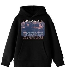 Friends TV Show Stick to the Routine Boy's Black Sweatshirt - 1 of 1
