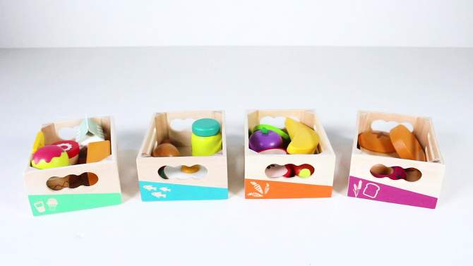 B. toys - Wooden Play Food - Little Foodie Groups, 2 of 15, play video
