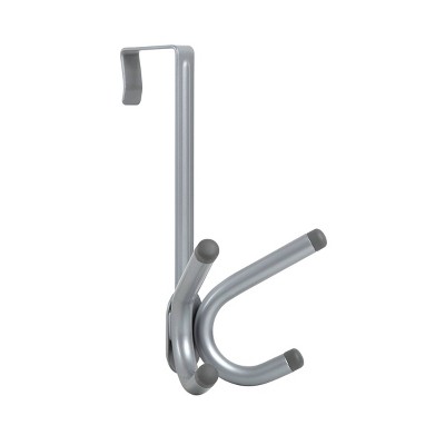 Brella Over the Door Double Hook Nickel - Loft by Umbra