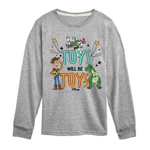 Boys' - Disney - Toys Will Be Toys Long Sleeve Graphic T-Shirt - 1 of 4