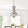 12" LED Crystal/Metal Regina Empire Chandelier Antique Brass - JONATHAN Y: Ceiling Fixture for Bedroom, UL Listed - 4 of 4