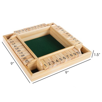 Shut the Box wood game #1-12 high quality from our shop 