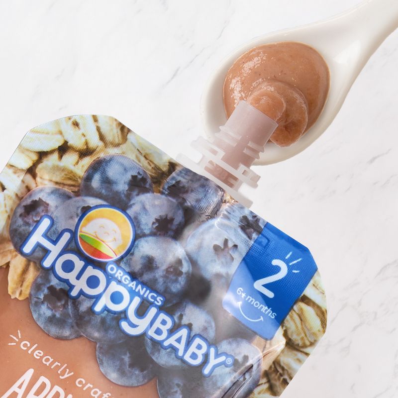 Happy Family Clearly Crafted Apples Blueberries & Oats Baby Meals -(Select Count), 3 of 8