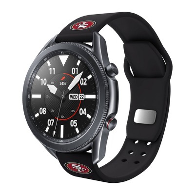 NFL San Francisco 49ers Samsung Watch Compatible Silicone Sports Band - 20mm