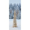 Glittering Gold Pine Tree with Snow Flocking – 34.5" by Melrose - 3 of 3