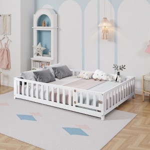Full Size Bed Frame, 16 inch Tall, No Box Spring Needed, Wood Platform for Foam Mattress Foundation, Easy Assembly, Noise Free - 1 of 4