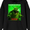 Ultraman Rising Negrona Long Sleeve Adult Black Hooded Sweatshirt - 2 of 3
