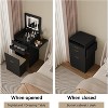 Elecwish Small Vanity Desk Set with Flip-top Mirror and Lights - 4 of 4