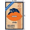 Trends International NFL Chicago Bears - Retro Logo 14 Unframed Wall Poster Prints - 3 of 4