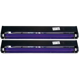 2 AMERICAN DJ BLACK-24BLB 24" UV Black Pro Blacklight Dorm Party Light Fixtures - 1 of 4