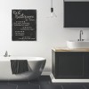 Stupell Industries Best Bathroom Five Star Black Funny Word Design Canvas Wall Art - 2 of 4