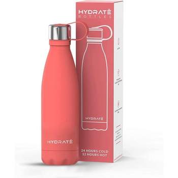 Hydrate 500ml Super Insulated Stainless Steel Water Bottle - Red