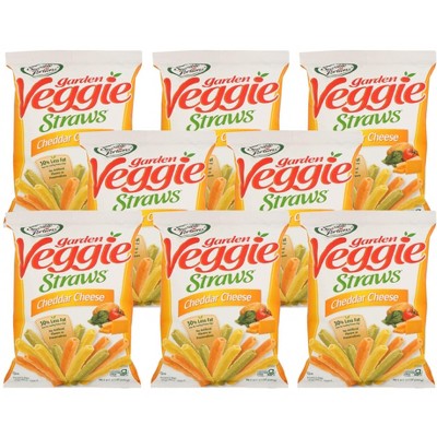 Sensible Portions Garden Veggie Straws Cheddar Cheese  - Case of 8/12 oz