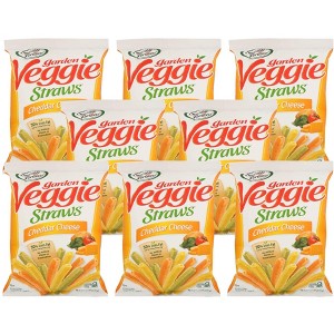 Sensible Portions Garden Veggie Straws Cheddar Cheese  - Case of 8/12 oz - 1 of 4