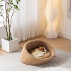 Pang Dog Car Bed,Teddy Bear Dog Beds for Small Medium Dogs,Non-Slip Bottom Cat Couch Bed,Waterproof Memory Foam Indoor Pet Sofa Bed-Maison Boucle - 3 of 4