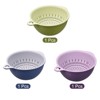 Unique Bargains Kitchen Strainer Colander Bowl Set Small Double Layer Drain Basket - 2 of 3