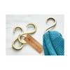 tagltd Hammered S Hook Set of 2 - 2 of 2