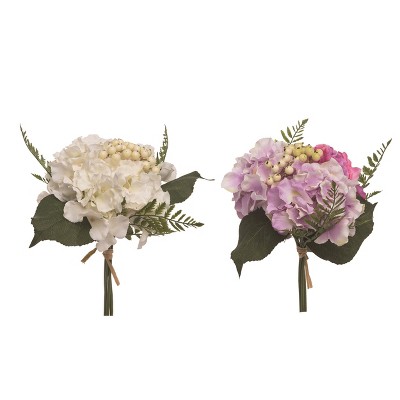 Transpac Tropical Bouquet Set of 2 Spring Home Decorations