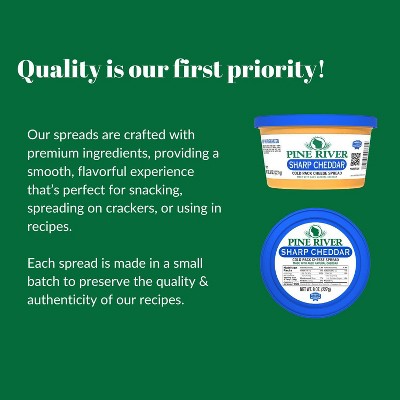 Pine River Sharp Cheddar Cold Savoury Cheese Spread - 8oz