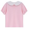 Girls Puff Short Sleeve Summer Top Kids Fashion Shirts Blouse Doll Collar with Cute Bow - 2 of 4