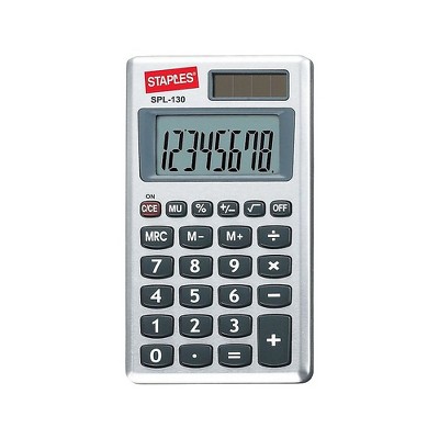 Staples SPL-130-CC 8-Digit Display Calculator 679425