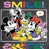 Men's - Disney - Mickey, Pluto, Minnie, Donald Duck, Goofy & Daisy Graphic Fleece Sweatshirt - 2 of 4