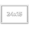 PosterPalooza | Minimalist Shadow Box White Picture Frame - UV Acrylic, Backing Board, Hanging Hardware - 2 of 4