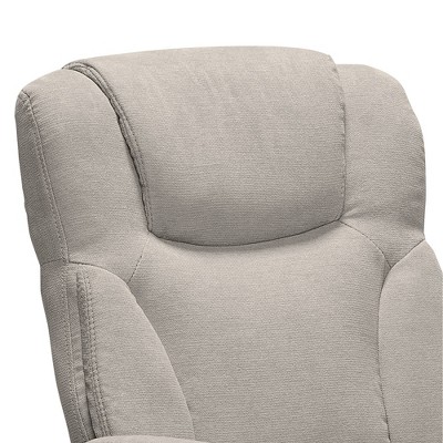 Gray Microfiber High-Back Executive Swivel Office Chair