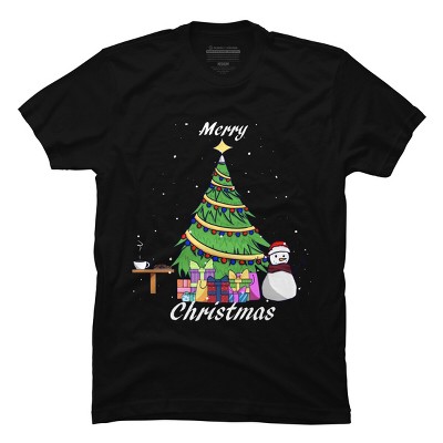 Men's Design By Humans Christmas By Razorgale T-Shirt
